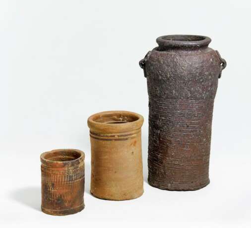 Drei seltene Vasen aus Namban-Keramik - photo 1