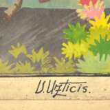 Wall painting project watercolor Mid-20th century - photo 3