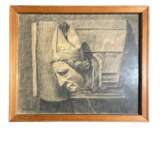 European school (XX) - Portrait of the Saint Drawing realism 20th century - photo 3