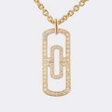 Bulgari. Brillant Anhänger 'Parentesi' mit Kette. - photo 1