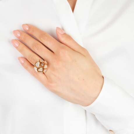 Chopard. Brillant 'Happy Heart' Cocktailring. - photo 2