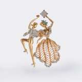 Brillant Brosche 'Danseurs de flamenco'. - photo 1