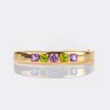 Van Cleef & Arpels. Armspange mit Farbedelsteinen. - Foto 1