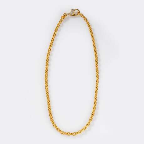 Gold Kette mit Brillant-Schließe. - photo 1