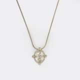 Herzschliff-Diamant Anhänger an Kette. - photo 2