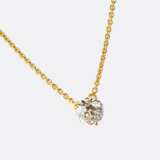 Hochkarätiger Diamant-Anhänger an Kette. - photo 1