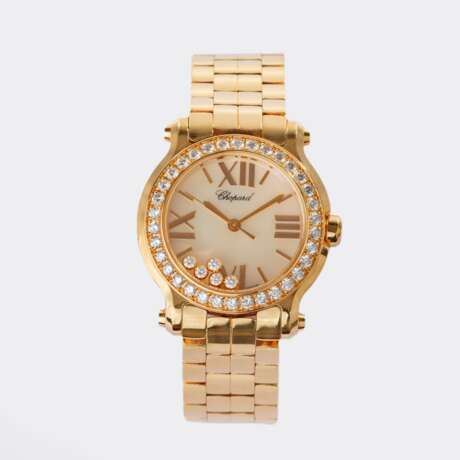 Chopard. Damen-Armbanduhr 'Happy Sport' mit Diamanten. - photo 1