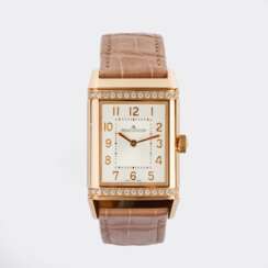 Jaeger-LeCoultre. Damen-Armbanduhr 'Reverso Classic Duetto' mit Diamanten - Full Set.
