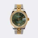 Rolex. Damen-Armbanduhr 'Datejust 31' mit Diamanten - Full Set. - photo 1