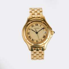 Cartier. Damen-Armbanduhr 'Cougar'.