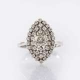 Navetteförmiger Brillant Ring. - photo 1