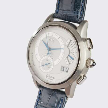 Glashütte Original. Einzigartige Herren-Armbanduhr 'PanoRetroGraph' Nr. 1 - Full Set. - photo 3