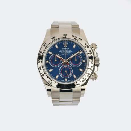 Rolex. Herren-Armbanduhr 'Daytona' Blue Dial - Neu & Full Set. - photo 1