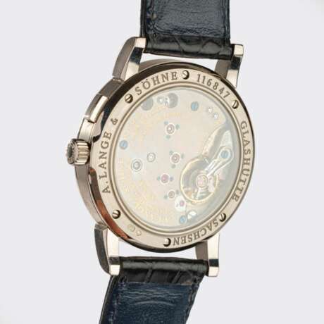 A. Lange & Söhne. Herren-Armbanduhr 'Saxonia' - Full Set. - photo 2