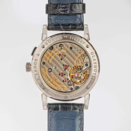 A. Lange & Söhne. Herren-Armbanduhr 'Saxonia' - Full Set. - photo 3