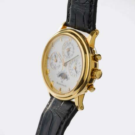 Blancpain. Herren-Armbanduhr 'Leman' Perpetual Calendar. - photo 2