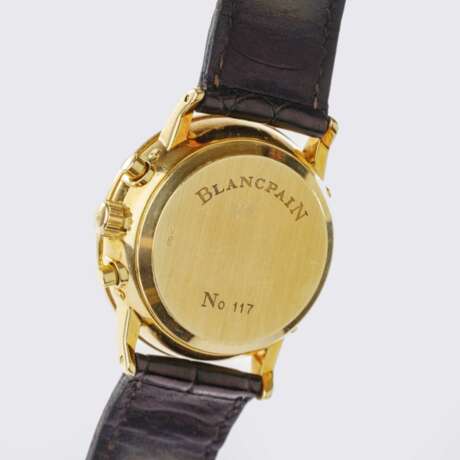 Blancpain. Herren-Armbanduhr 'Leman' Perpetual Calendar. - photo 3