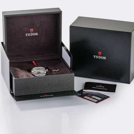 Tudor. Herren-Armbanduhr 'Glamour Double Date' - Full Set. - Foto 4
