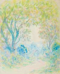 Claude-Émile Schuffenecker (Fresne-St-Mamès 1851 - Paris 1934). Der Weg im Licht.