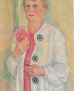 Kate Lassen. Käte Lassen (Flensburg 1880 - Flensburg 1956). Bildnis Alwine Kjaer.