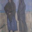 Käte Lassen (Flensburg 1880 - Flensburg 1956). Zwei Fischermädchen am Strand. - Now at the auction