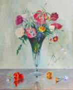 Emil Orlik. Emil Orlik (Prag 1870 - Berlin 1932). Blumen in einer Glasvase.