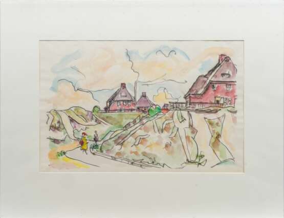 Ivo Hauptmann (Erkner 1886 - Hamburg 1973). Häuser auf Sylt. - photo 2