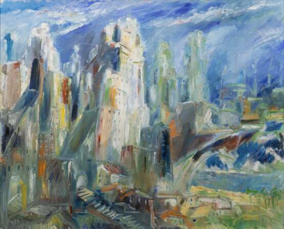 Bernhard Hoetger (Hörde/Westf. 1874 - Interlaken 1949). Architekturvision. - photo 1