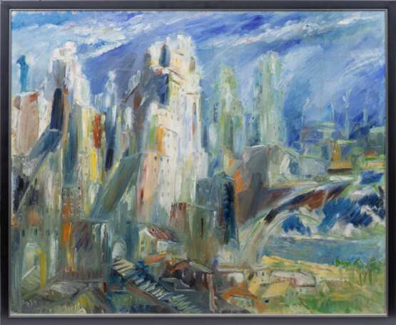 Bernhard Hoetger (Hörde/Westf. 1874 - Interlaken 1949). Architekturvision. - photo 2