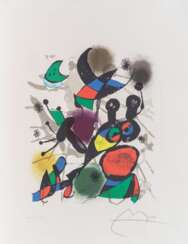 Joan Miró (Barcelona 1893 - Palma de Mallorca 1983). Der Lithograph III.