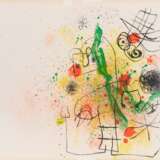 Joan Miró (Barcelona 1893 - Palma de Mallorca 1983). Femme et Oiseau Dans la Tourmente. - фото 1