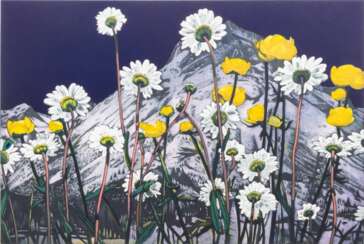Karin Kneffel (Marl 1957). Alpenblumen.