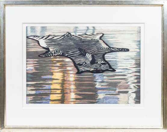 Karin Kneffel (Marl 1957). Zebrafell. - photo 2