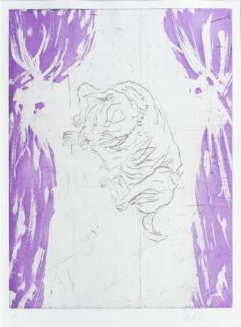 Georg Baselitz (Deutschbaselitz 1938). Aus 'Schlafende Hunde'. - фото 1