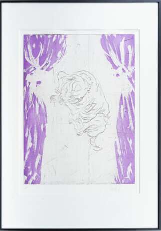 Georg Baselitz (Deutschbaselitz 1938). Aus 'Schlafende Hunde'. - фото 2