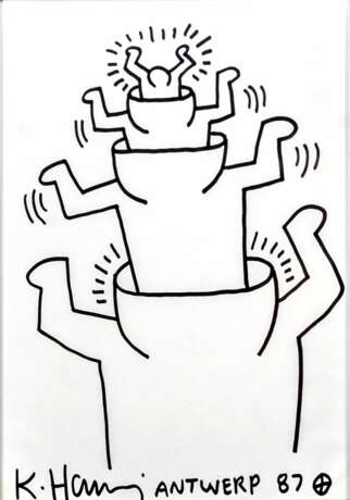 Keith Haring (Reading/Pennsylvania 1958 - New York 1990). Figuren. - photo 1