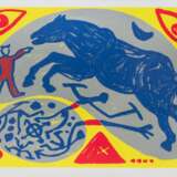 A. R. Penck (Dresden 1939 - Zürich 2017), eigentl. Ralf Winkler. Mongole mit Pferd. - фото 1