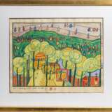 Friedensreich Hundertwasser (Wien 1928 - vor Australien 2000). The Rain falls far from Us. - Foto 2