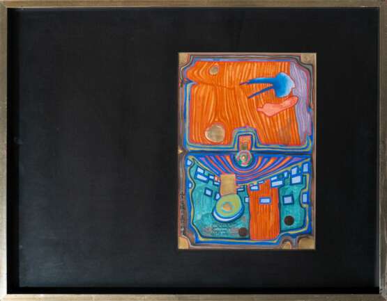 Friedensreich Hundertwasser (Wien 1928 - vor Australien 2000). Kleiner Palast der Krankheit. - photo 2