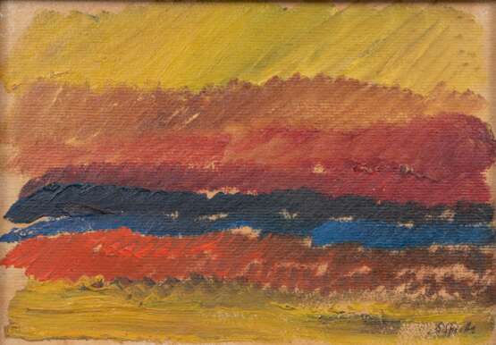 Siegward Sprotte (Potsdam 1913 - Kampen/Sylt 2004). Roter Himmel. - photo 1