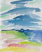 Siegward Sprotte. Siegward Sprotte (Potsdam 1913 - Kampen/Sylt 2004). Bunte Landschaft.