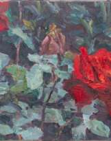 André Krigar (Berlin 1952). Rote Rose.