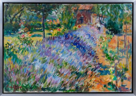 Max Agostini (Paris 1914 - Aubagne 1997). Jardin au printemps. - photo 2