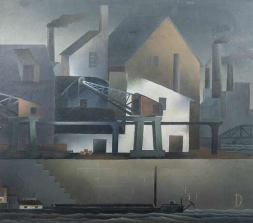 Wilhelm Dietzel (Schirick 1898 - Kaiserswerth 1954). Hafen. - photo 1