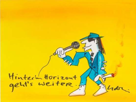 Udo Lindenberg (Gronau/Westfalen 1946). Hinterm Horizont geht's weiter. - photo 1