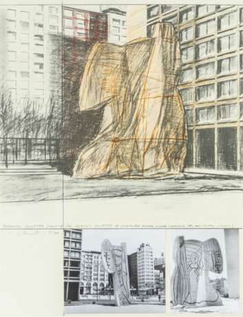 Christo (Gabrovo/Bulgarien 1935 - New York 2020), Christo Javacheff. Wrapped Sylvette. - Foto 1