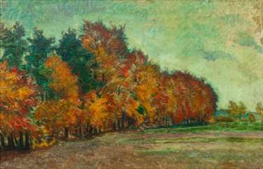 Arthur Illies (Hamburg 1870 - Lüneburg 1952). Herbstwald.