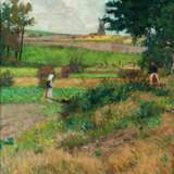 Franz Nölken (Hamburg 1884 - La Capelle 1918). Frauen bei der Feldarbeit in Hittfeld. - photo 1