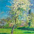 Ernst Eitner (Hamburg 1867 - Hamburg 1955). Blühender Obstbaum. - Prix ​​des enchères