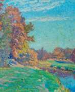 Эрнст Эйтнер. Ernst Eitner (Hamburg 1867 - Hamburg 1955). Herbsttag an der Alster.